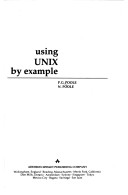 Book cover for Using Unix by Example