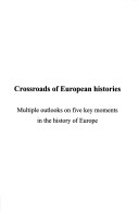 Book cover for Crossroads of European Histories