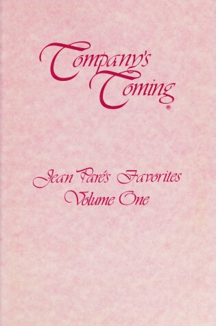 Cover of Companys Coming Jean Pares Favorites