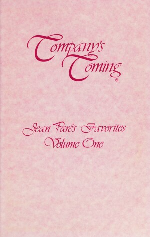 Book cover for Companys Coming Jean Pares Favorites