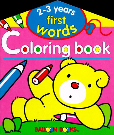 Book cover for First Words Coloring Book