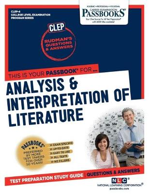 Book cover for Analysis & Interpretation of Literature (Clep-4)