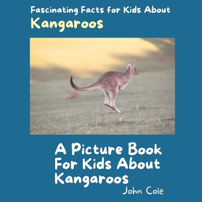 Book cover for A Picture Book for Kids About Kangaroos