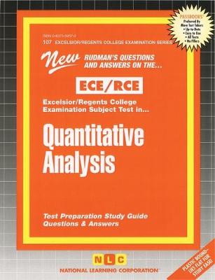 Book cover for Quantitative Analysis