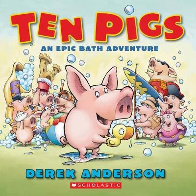 Book cover for Ten Pigs: A Board Book