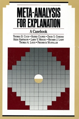 Book cover for Meta-Analysis for Explanation