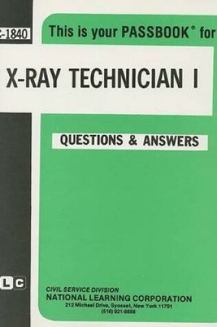 Cover of X-Ray Technician I