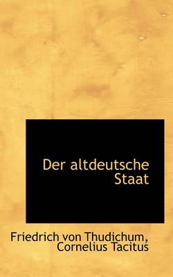 Book cover for Der Altdeutsche Staat