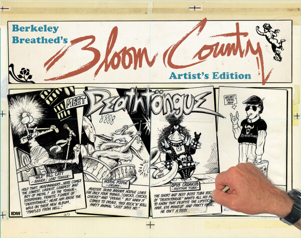 Book cover for Berkeley Breathed's Bloom County Artist's Edition