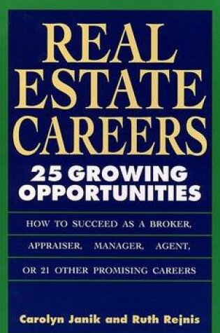 Cover of Real Estate Careers