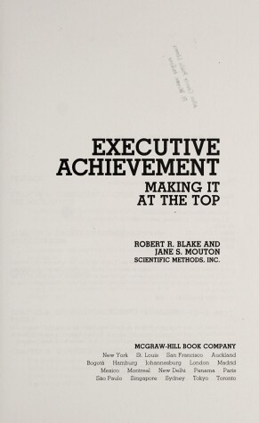 Book cover for Executive Achievement