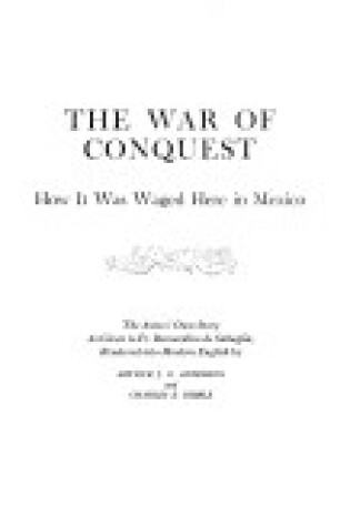 Cover of The War of Conquest