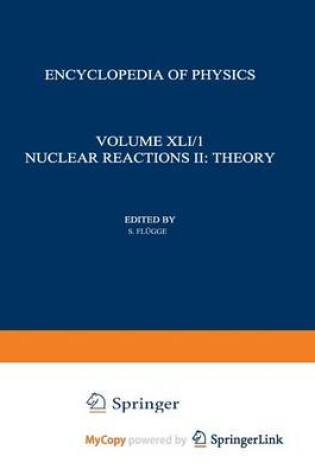 Cover of Nuclear Reactions II