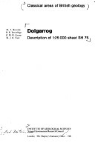 Cover of Dolgarrog