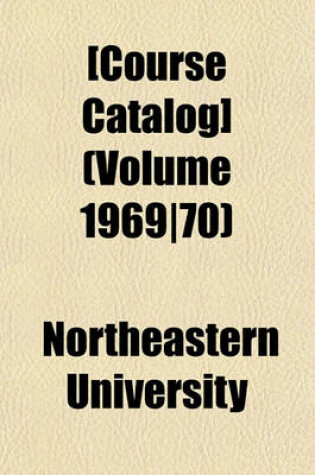 Cover of [Course Catalog] (Volume 1969-70)