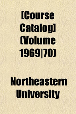 Book cover for [Course Catalog] (Volume 1969-70)