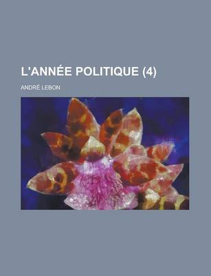 Book cover for L'Annee Politique (4)