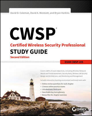 Book cover for CWSP Certified Wireless Security Professional Study Guide