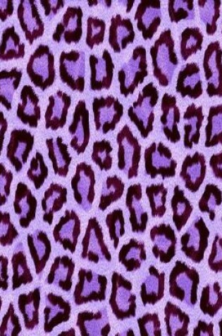 Cover of Purple Leopard Print Notebook
