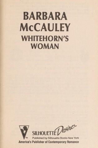 Cover of Whitehorn's Woman