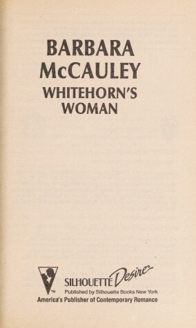 Cover of Whitehorn's Woman