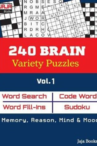 Cover of 240 BRAIN Variety Puzzles, Vol 1