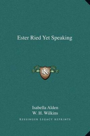 Cover of Ester Ried Yet Speaking