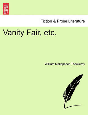 Book cover for Vanity Fair, Etc.