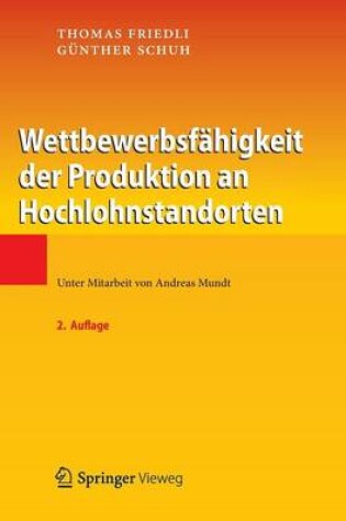 Cover of Wettbewerbsfahigkeit Der Produktion an Hochlohnstandorten