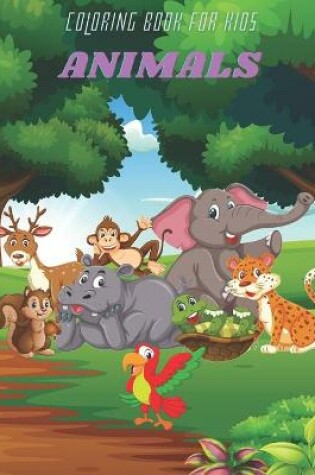 Cover of ANIMALS - Coloring Book For Kids