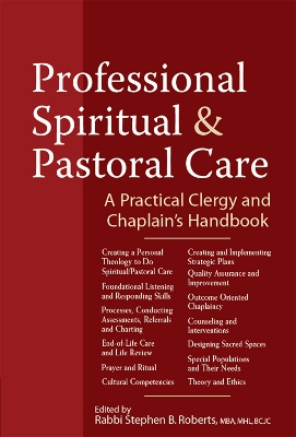 Book cover for Professional Spiritual & Pastoral Care