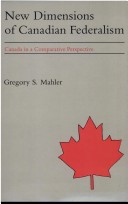 Book cover for New Dimensions of Canadian Federalism