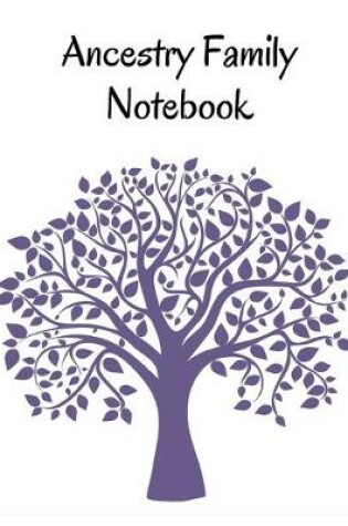 Cover of Ancestry Family Notebook