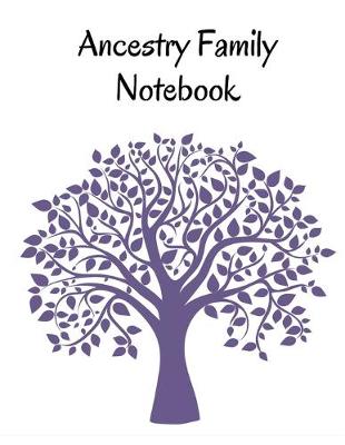Book cover for Ancestry Family Notebook