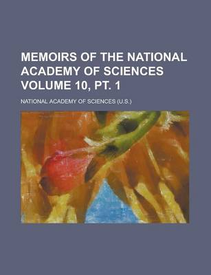 Book cover for Memoirs of the National Academy of Sciences (Volume 13)