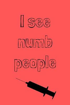 Book cover for I see numb people