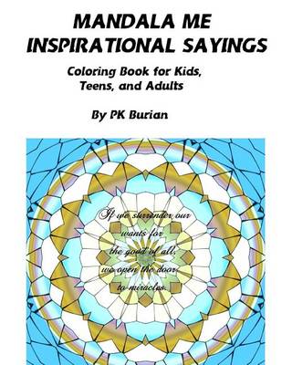 Book cover for Mandala Me Inspirational Sayings