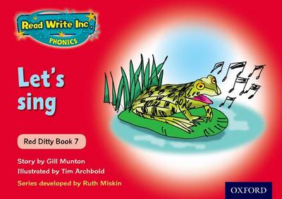 Cover of Read Write Inc Phonics Red Ditty Book 7 Let's Sing