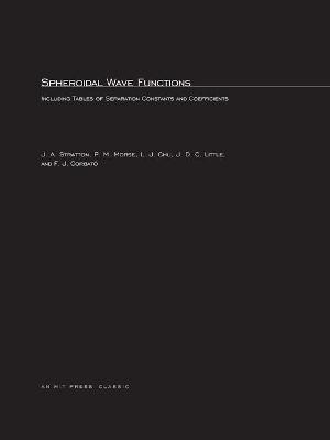 Book cover for Spheroidal Wave Functions