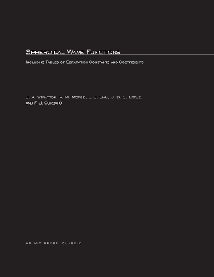 Cover of Spheroidal Wave Functions