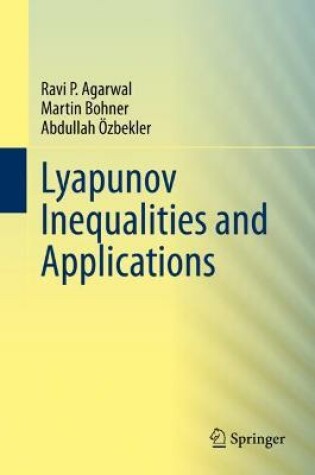 Cover of Lyapunov Inequalities and Applications