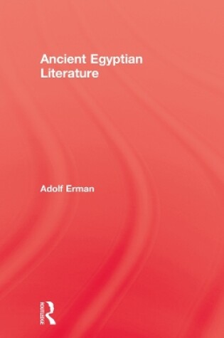 Cover of Ancient Egyptian Literature