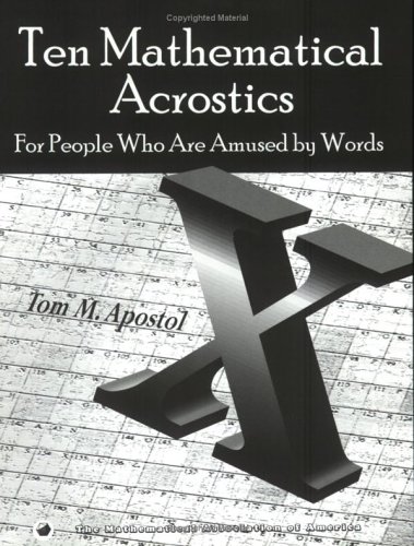 Book cover for Ten Mathematical Acrostics