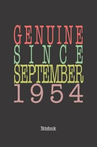 Cover of Genuine Since September 1954