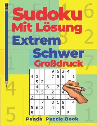 Book cover for Sudoku Mit Lösung Extrem Schwer Großdruck