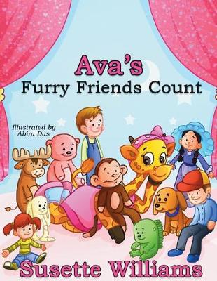 Book cover for Ava's Furry Friends Count
