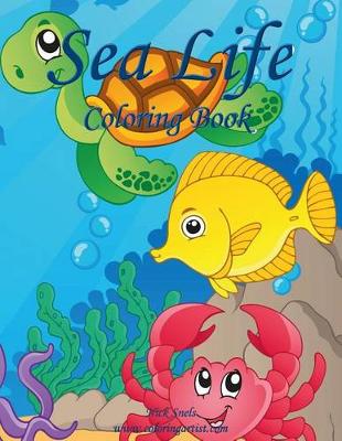 Cover of Sea Life Coloring Book 1