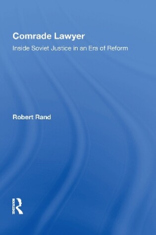 Cover of Comrade Lawyer
