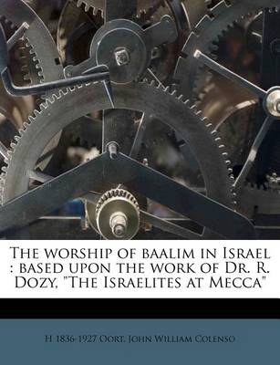 Book cover for The Worship of Baalim in Israel