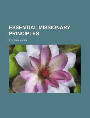 Book cover for Essential Missionary Principles